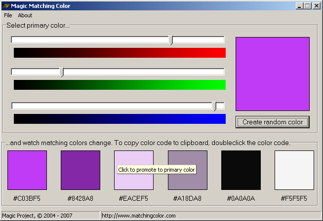 Screenshot of Magic Matching Color